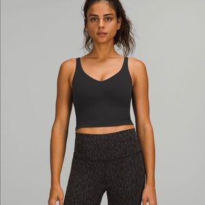 Lulu Lemon Align Top, size 10, black